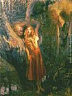 Gaston Bussiere Joan of Arc painting